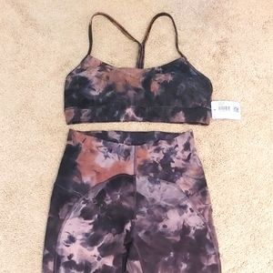 Lululemon Align Diamond Dye Grey Pink Pastel Set